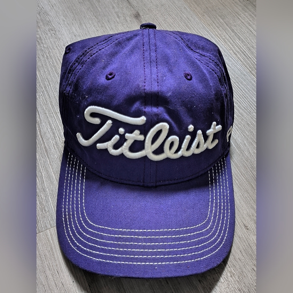 Purple Titleist Golf Hat
